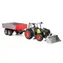 Bruder 2112 Claas Nectis 267 F Traktor mit Frontlader und Anhänger / 1:16 / ab 4 Jahren