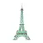 Woodcraft 3D-Holzpuzzle Eiffelturm türkis / 25 Teile / ab 8 Jahren / Schwierigkeitsgrad: leicht