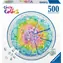Ravensburger Rundpuzzle Regenbogenkuchen / 500 Teile / ab 12 Jahren
