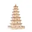 Woodcraft 3D-Holzpuzzle Große Wildganspagode / 107 Teile / ab 14 Jahren / Schwierigkeit: einfach