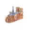 Woodcraft 3D-Holzpuzzle Kathedrale Notre-Dame / 216 Teile / ab 8 Jahren / Schwierigkeitsgrad: leicht