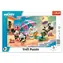 Trefl - Puzzle - Mickey und Minnie: Spaß am Strand / 15 Teile / 26 x 16 cm / ab 3 Jahren