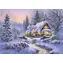 BlueBird Puzzle Winterdecke Wouldbie Cottage / 500 Teile / ab 9 Jahren