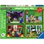 Ravensburger 120042907 Minecraft Puzzle / 4x100 Teile / ab 5 Jahren
