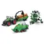 Bburago FARMLAND Set FENDT 1050 VARIO Traktor mit drei Anhängern / 10 cm / ab 3 Jahren