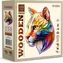 Wooden City Holzpuzzle Bunter Puma 150 Teile / ab 10 Jahren