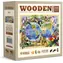 Wooden City -Puzzle: Karte der Tierwelt, 1010 Teile / ab 14 Jahren
