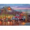 Kopfsteinpflaster-Puzzle Roter LKW / 1000 Teile / ab 14 Jahren