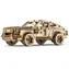 Wooden City 3D-Holzpuzzle „Superschnelles Rallyeauto Nr. 4“ / 113 Teile / ab 8 Jahren