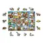 Wooden City Holzpuzzle Tierpostkarten 2-in-1 / 200 Teile / ECO / ab 8 Jahren