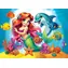 Wooden City Holzpuzzle Meerjungfrau und Delfin / 40 Teile / ab 5 Jahren