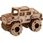 Wooden City 3D Holzpuzzle Superschneller Monstertruck Nr. 2 / 65 Teile / ab 8 Jahren