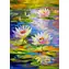 ENJOCE Puzzle Seerosen im Teich / 1000 Teile / ab 14 Jahren