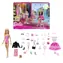 Mattel Barbie Adventskalender JFL63 2026 / 24 Überraschungen / Puppe und Zubehör / ab 3 Jahren