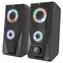 YENKEE YSP 2003RGB Schwarz / 2.0 Stereo-Lautsprecher / RGB / RMS 6 W / USB / 3,5-mm-Klinkenanschluss