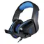 YENKEE Guerrilla schwarz-blau / Kopfhörer mit Mikrofon / Klinke 3,5 mm / 2,1 m
