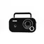 Camry CR 1140b Schwarz / Tragbares Radio / UKW