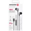 Swissten Earbuds schwarz / Kopfhörer mit Mikrofon / USB-C