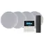 Fonestar KS-WALL-4 / 4 Einbaulautsprecher mit Wandplayer / Bluetooth 5.0 / 2x 15W & 2x 25W