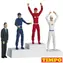 Carrera 21121 EVO | D132 | D124 - Figuren - Siegerpodest mit Figuren
