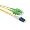 Solarix optisches Kabel SC-LC APC-UPC 3M / Patchkabel / Singlemode / Duplex / OS1