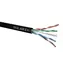 Solarix Verlegekabel CAT6 500m schwarz / Außenverlegung / PE-Mantel / ungeschirmt / Spule