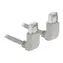 DeLock Patchkabel RJ-45 (M) - RJ-45 (M) rechteckig S/FTP Cat.6A 0,5m grau