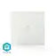 Nedis SmartLife Wandschalter Weiß / WLAN / Einfach / Wandmontage / 1000 W / Android & iOS / Glas