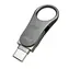 Silicon Power Mobile C80 / Dual-USB-Flash-Laufwerk / 64 GB / USB-C / USB 3.0 / Metall