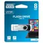 Goodram UTS2 8GB schwarz / Flash-Disk / USB 2.0 / Lesen: 20MBs / Schreiben: 5MBs