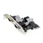 Gembird PCI-Express-Karte mit 2x seriellem RS-232-Anschluss