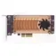 QNAP QM2-2P-244A / Erweiterungskarte für SSD M.2 22110 & 2280 / 2 Steckplätze / TVS-x82 & TS-x77 NAS-Unterstützung