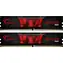 G.Skill AEGIS Series 16 GB (2 x 8 GB) 3000 MHz rot / DDR4 / CL 16-18-18-38 / 1,20 V / XMP 2.0 / Nicht-ECC / Nicht registriert