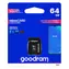 Goodram microSDXC 64 GB + Adapter / Klasse 10 / UHS-I U1 / R: 100 MB/s / W: 10 MB