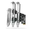 Axagon PCEA-PSN, PCIe-Controller - 1x paralleler (LPT) + 2x serieller Port (RS232) 250 kbps, inkl. LP