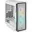 Corsair iCUE 5000T RGB weiß / Mid-Tower / E-ATX / 4X USB 3.0 & 1x USB-C / ohne Stromquelle / transparente Seite