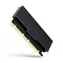 Axagon PCEM2-XS, PCIe x16 - M.2 NVMe M-Key-Slot-Adapter, Abdeckung mit Kühlkörper für passive Kühlung