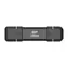 Silicon Power DS72 250 GB schwarz / USB-A + USB-C 3.2 Gen 2 / R: 1050 MB/s / Schreiben: 850 MB/s