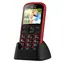 CPA Halo 21 Senior mit Ladestation rot / 2,4" / 220 x 176 / 0,3 Mpx / SOS / Taschenlampe / Radio / MicroSD / BT