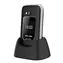 CPA Halo 25 Senior mit Ladestation schwarz / 2,4" / 240 x 320 / 0,3 Mpx / SOS / Taschenlampe / Radio / MicroSD / BT