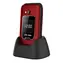 CPA Halo 25 Senior mit Ladestation rot / 2,4" / 240 x 320 / 0,3 Mpx / SOS / Taschenlampe / Radio / MicroSD / BT