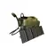 Holdcarp Dusche mit Kanister und Solarpanel Wiederaufladbare Campingdusche 25L + 10W Solar