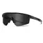 VeyRey Sports polarisierte Sonnenbrille Monoal schwarzer Rahmen schwarze Gläser