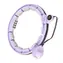 HMS HHM13 Massage-Hula-Hoop-Reifen mit Gewichten, Magneten und Zähler, lila