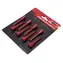 Airen RedVibesScrew Antivibrationshalterungen für Lüfter / 8 Stück / rot