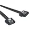 Akasa AK-CBSA05-50BK PROSLIM / Anschlusskabel SATA 3.0 / ultradünn / 50 cm / schwarz