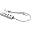 YENKEE YHC 103SR USB C OTG HUB+Leser weiß / 3x USB 2.0 / 1x USB-C / MicroSD- und SD-Kartenleser