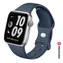 Swissten Silikonarmband für Apple Watch 42/44/45/49 mm blau
