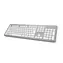 HAMA KW-700 silberweiß / kabellose Tastatur / 2,4 GHz / CZ&SK-Layout