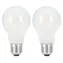 Xavax 112904 LED-Filamentlampe / E27 / 806 lm (ersetzt 60 W) / warmweiß / matt / 2 Stück im Karton